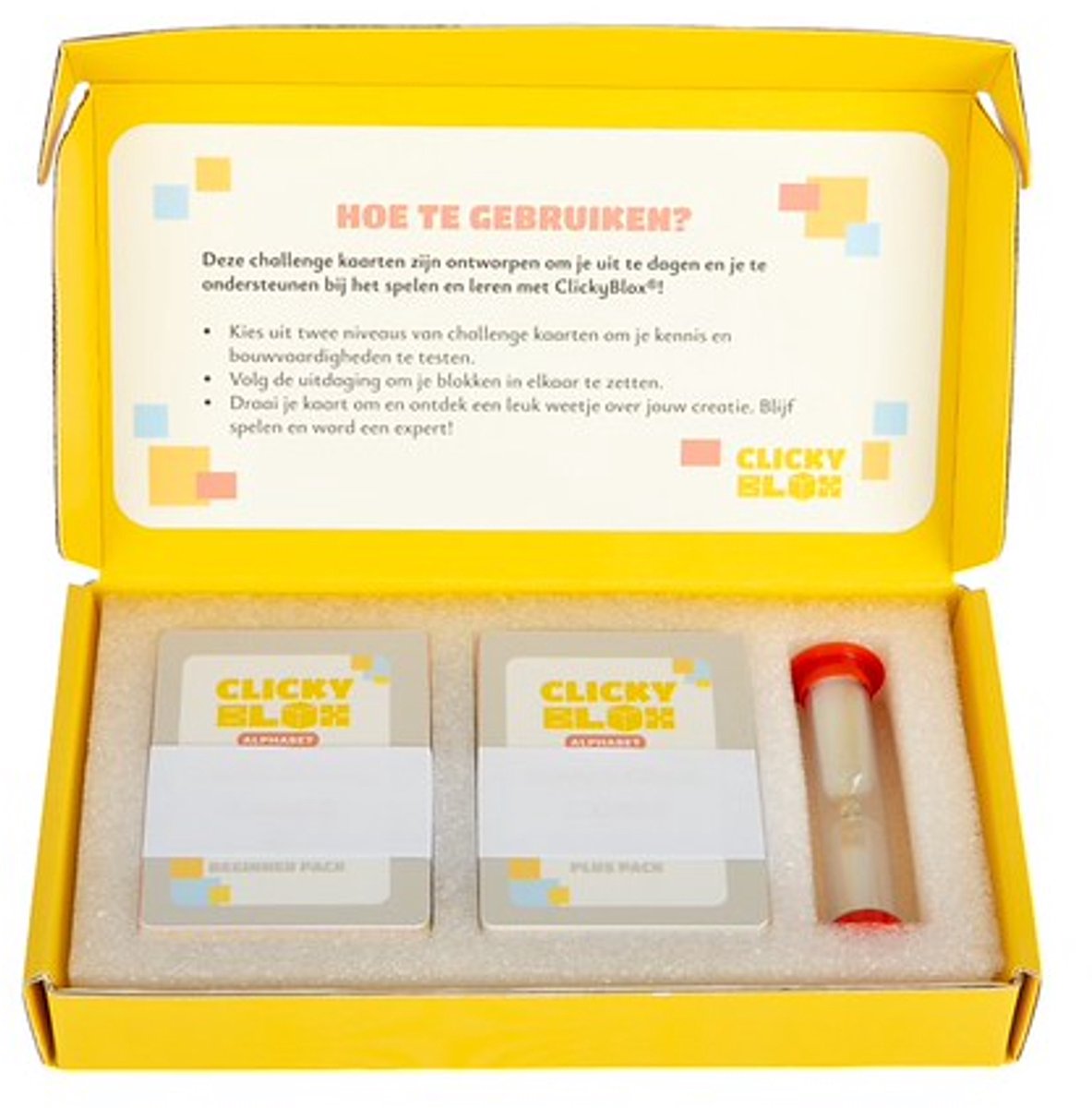 Clicky Blox® Uitdagingskaarten Alfabet