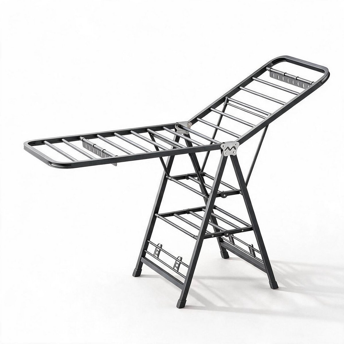 ProductXpert DryPro™ - Wasrek - Droogrek Inklapbaar - Opvouwbaar - 180 cm - Grijs