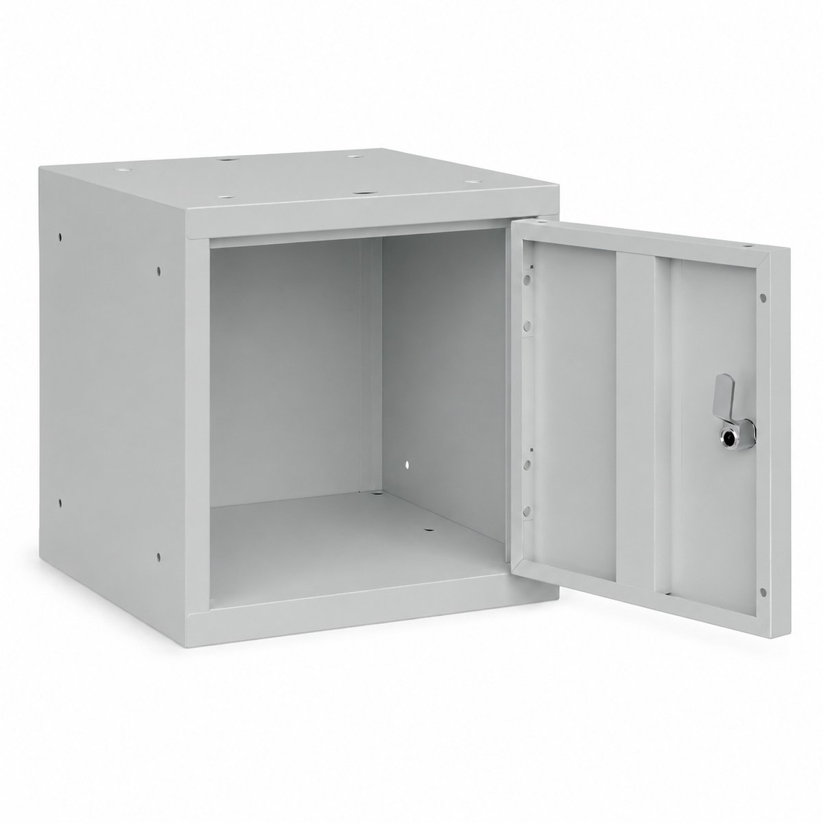 Cube Locker 30 cm – Grijs – Afsluitbare Opbergkast