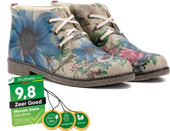 GOBY - Doughty Enkel Laarzen – Handmade – Premium Kwaliteit – Damesboots – Maat 42