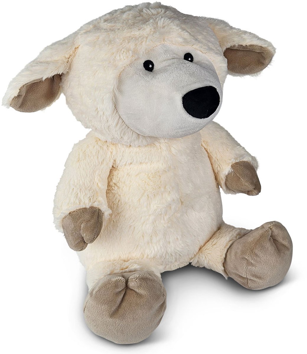 Knuffel met jouw ingesproken bericht [MP3 + Microfoon] | Schaap knuffel 45cm | Inclusief Voice Recorder | Cadeau: Valentijn – Moederdag – Vaderdag – Kraamcadeau | Knuffel met geluid met jouw eigen stem | Knuffel Boodschap – Message in a Cuddle — afbeelding 2