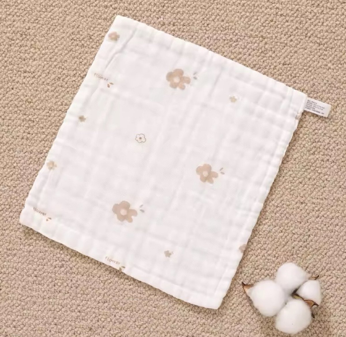 Extra zachte babydoek van puur katoenen gaas (1 stuk)-Stijl 6-30*30cm
