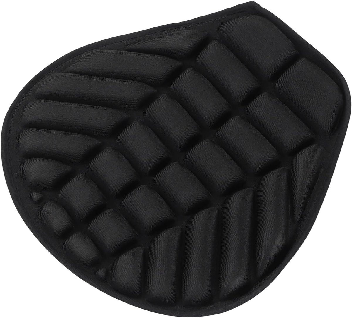 Motor Zitkussen - Comfort Gel - Lange Ritten - 3D Schokabsorptie - 38 x 36 cm - Zwart
