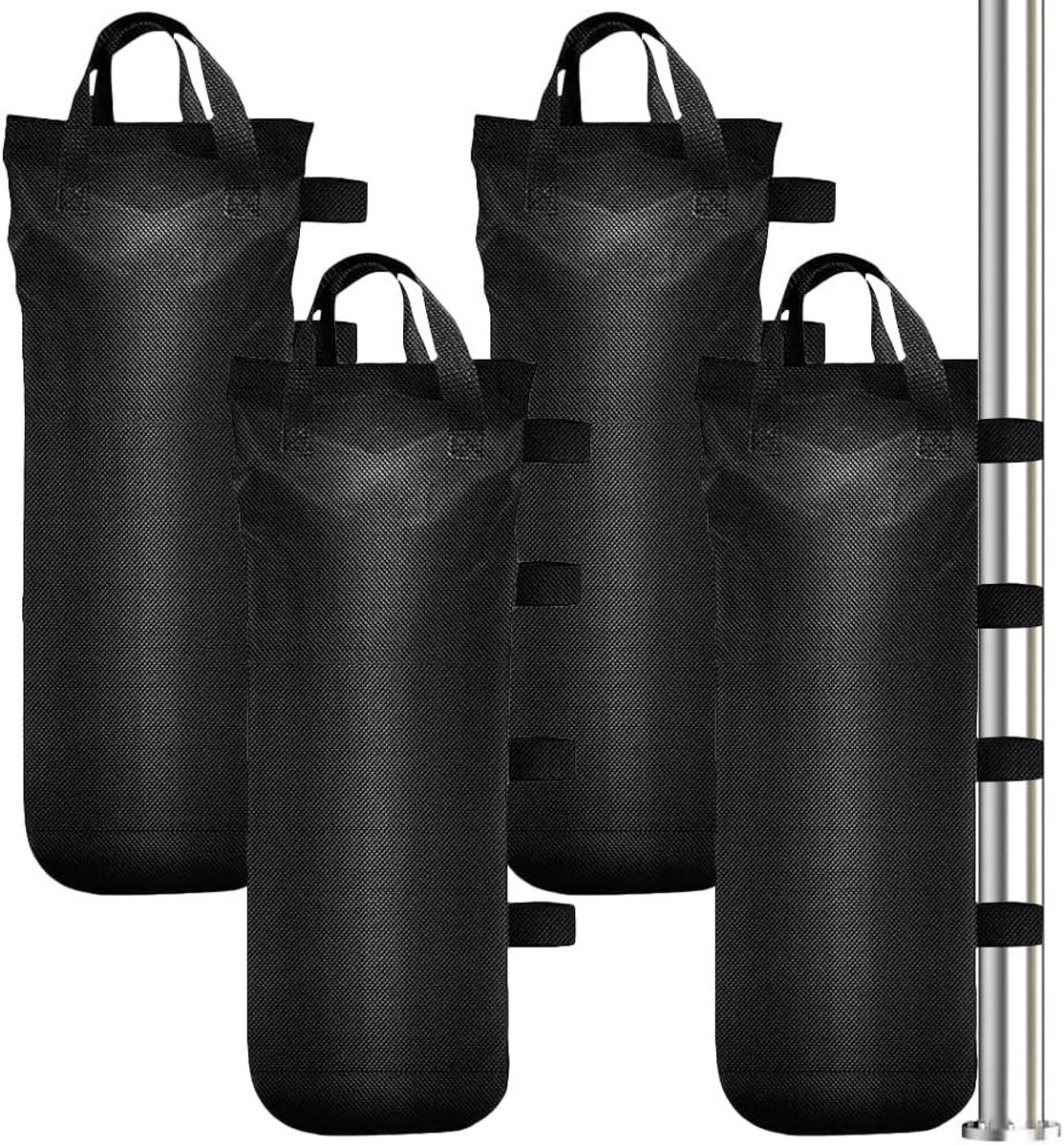 Zware Sandzakken voor Tent en Gazebo - 4 Stuks van 800D Oxford - Ideaal voor Stabiliteit en Weerbestendigheid 50 x 20 cm