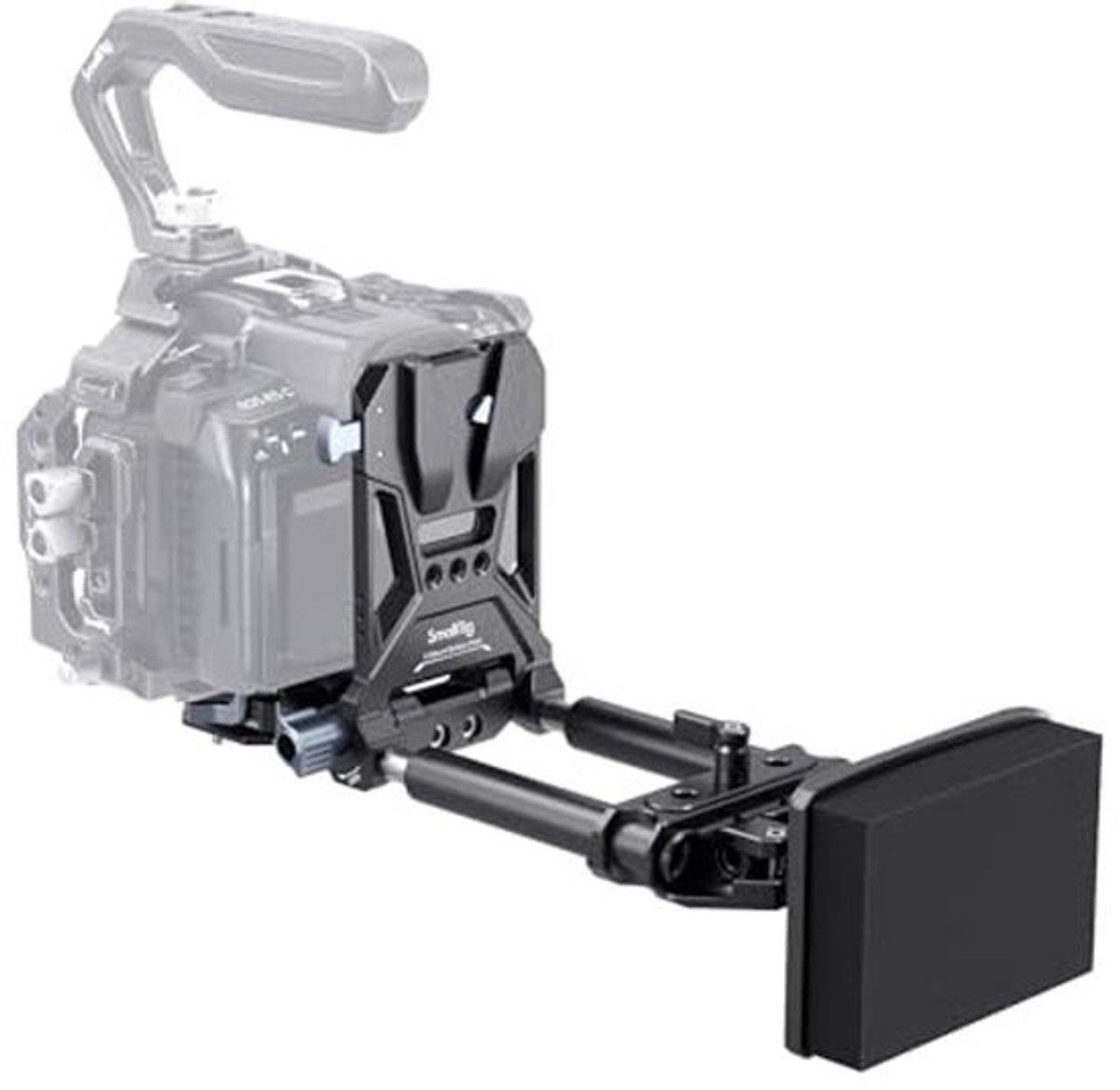 V-Mount Batterijplaat met Snelle Bevestiging voor DSLR Camera's en Gimbals - Compact en Lichtgewicht
