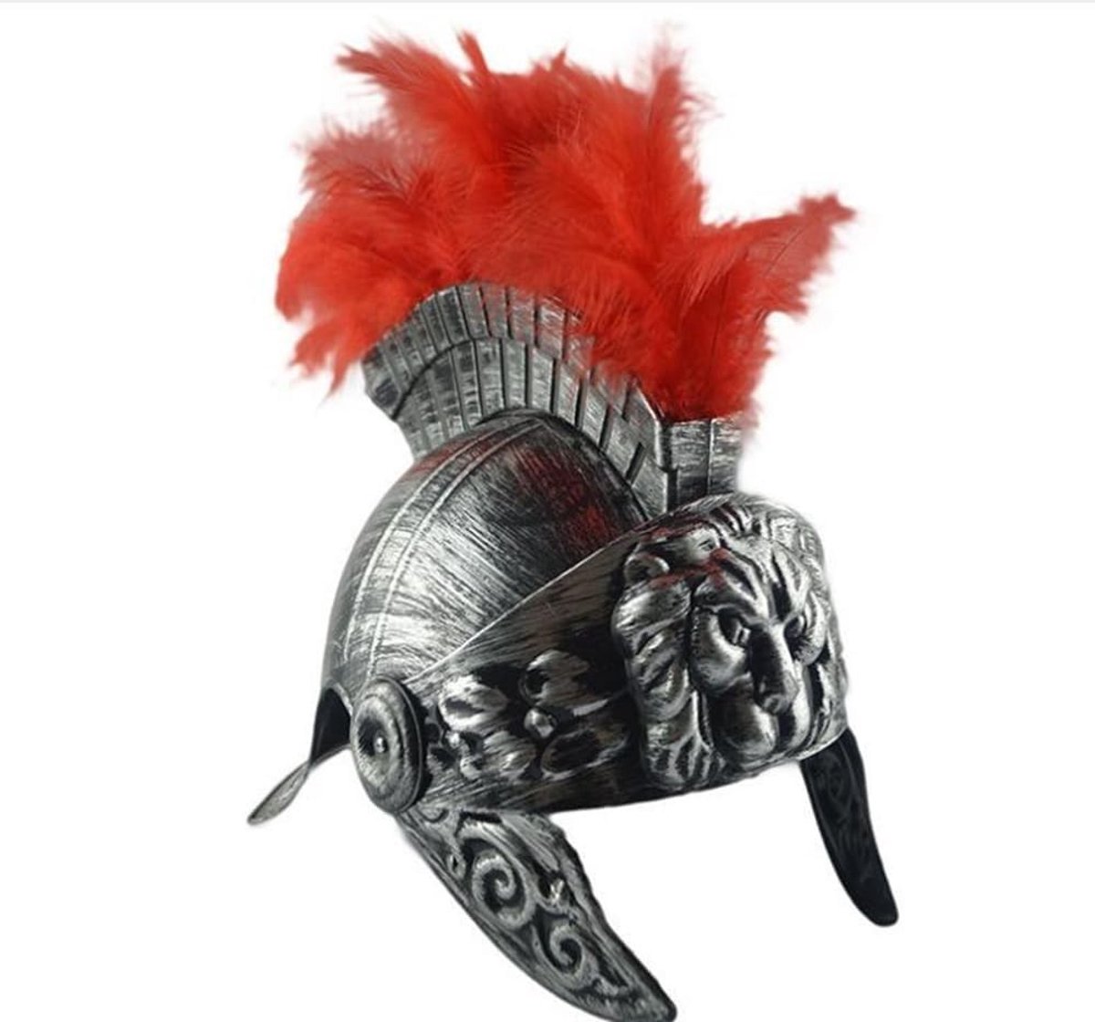 Roman Gladiator Legion Helm voor Volwassenen - Plastic Ridderhelm voor Cosplay en Halloween Kostuum Accessoire