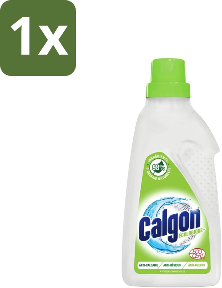 Calgon - Wasmachinereiniger - Gel - Ecologisch - Tegen Kalkaanslag / Wasmiddelresten / Geuren - 750ml - 15 Wasbeurten - 1 stuk
