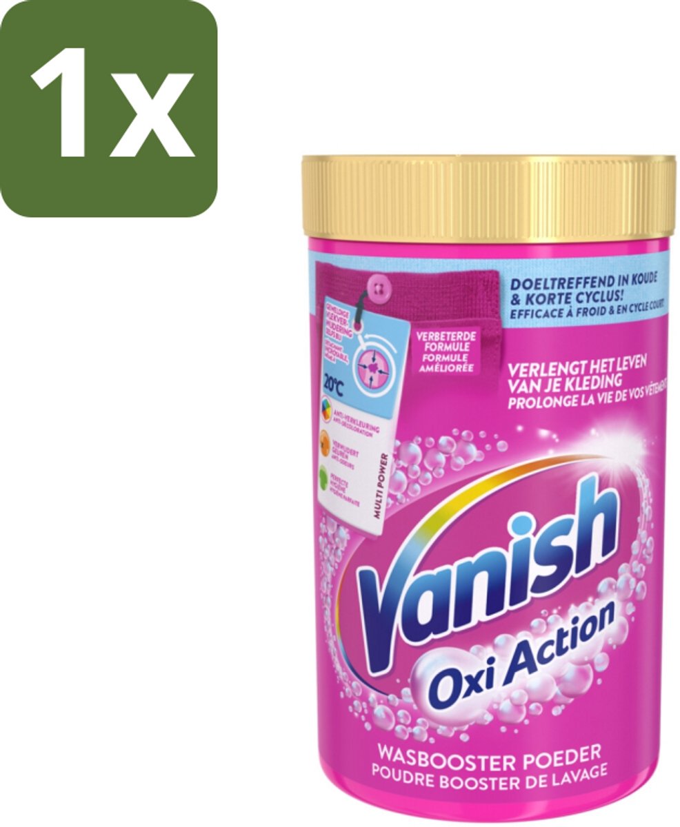 Vanish Oxi Action - Vlekkenverwijderaar - Wasbooster - Gekleurde Was - 1.5 Kg - 1 stuk