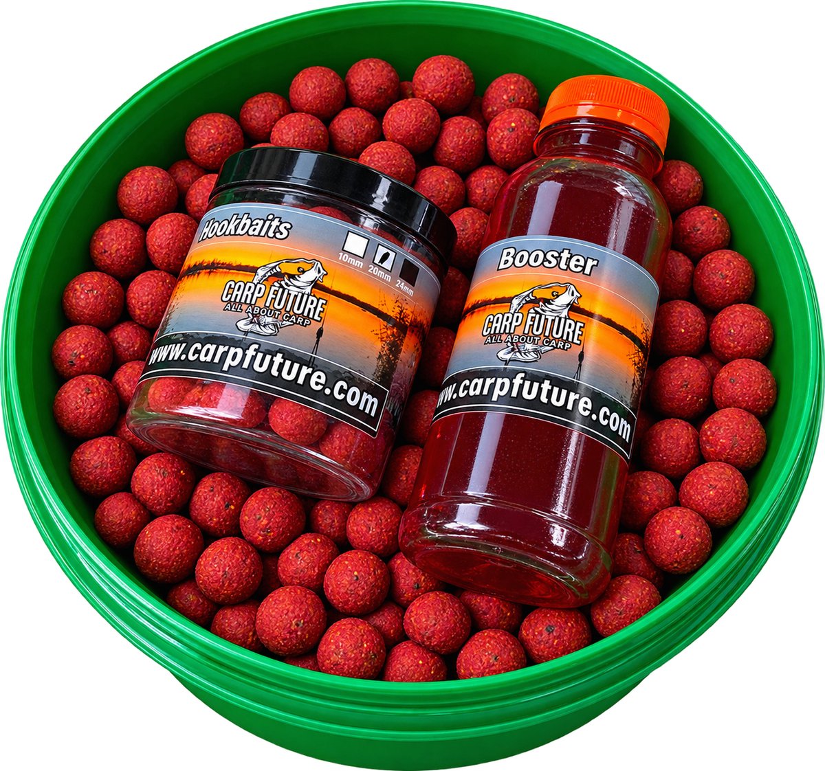 Boillies Hot Mexicans 20mm starters Pakket 2.5kg +Hook baits 150gr en booster 250ml