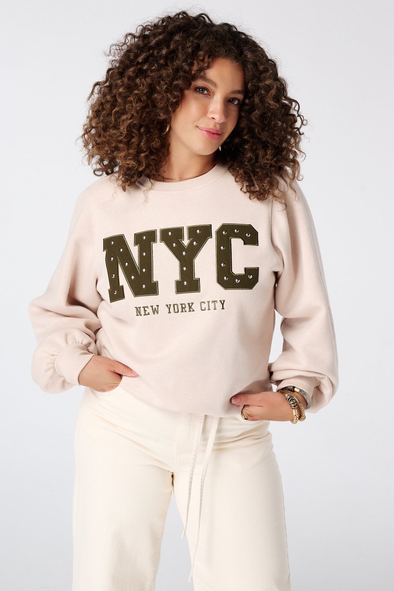 MS Mode Trui Sweater met tekst