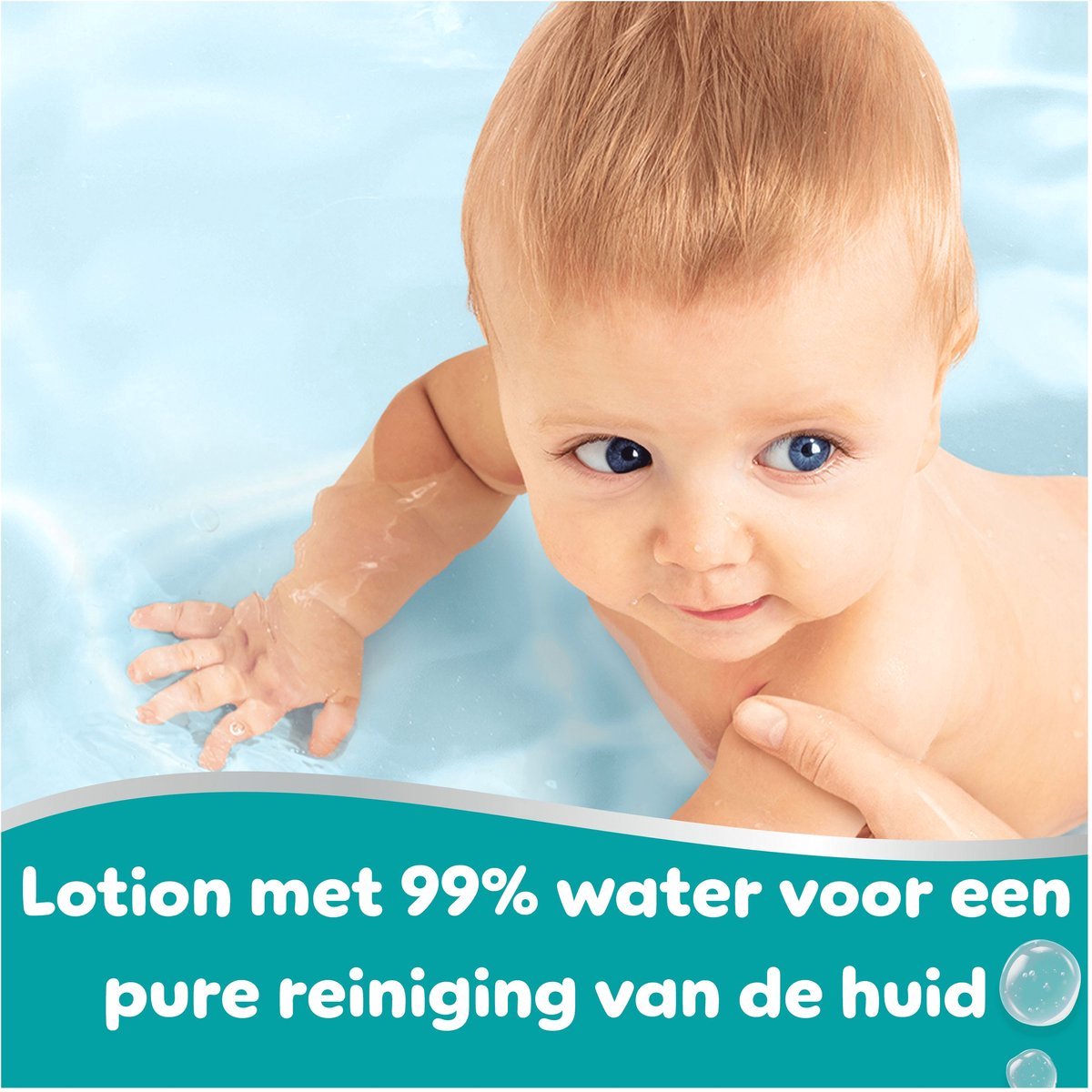 Pampers Pure Aqua Billendoekjes 18 x 70 Stuks = 1260 Stuks
