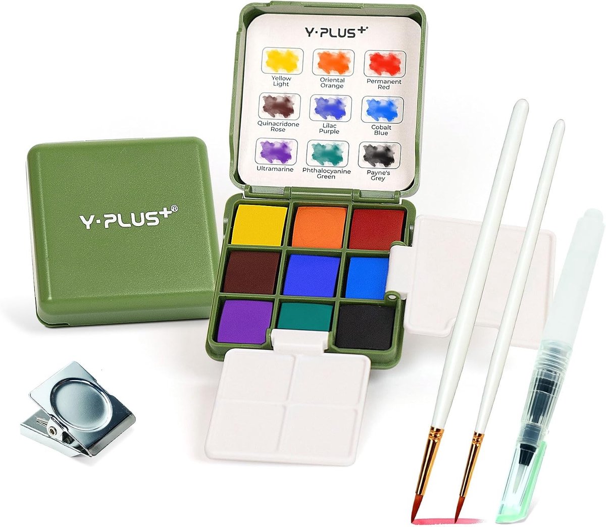 Premium Waterverf Set voor Beginners en Professionals - Compacte Schilderdoos met Kwalitatieve Waterverf en Ideale Kleurensamenstelling