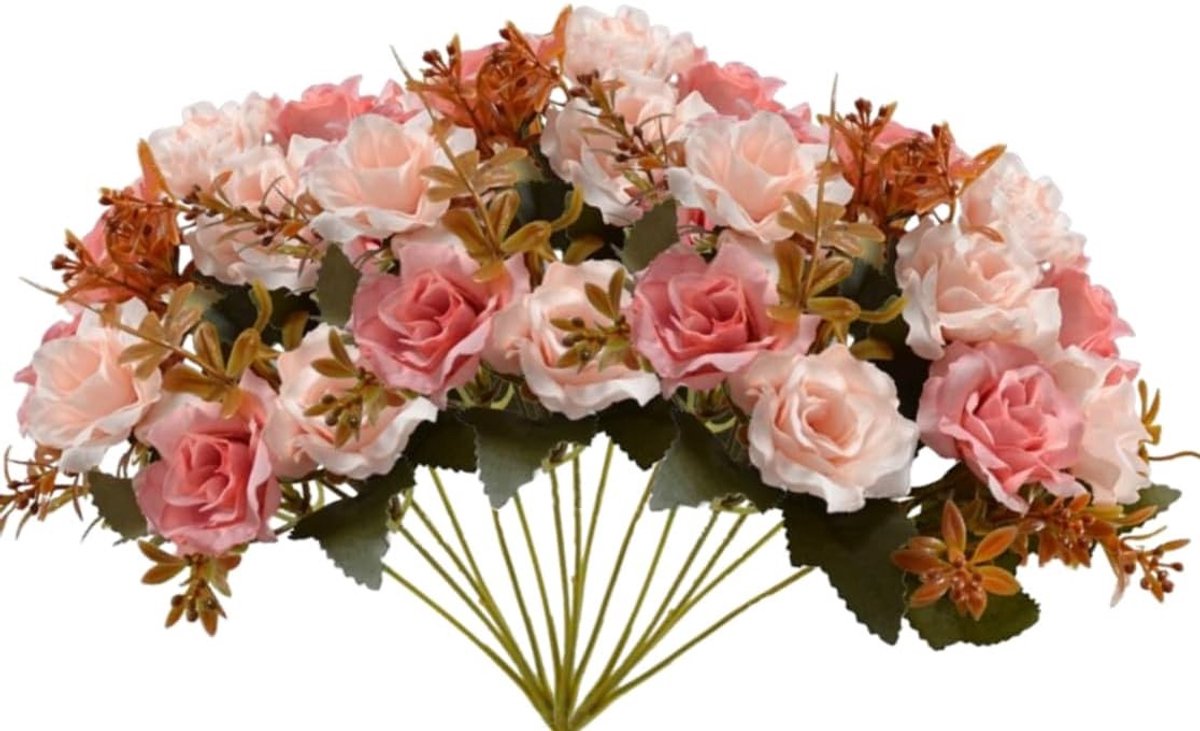 Zijde Nepbloemen Set van 3 - Perfect voor Bruiloft, Verjaardag en Thuisdecoratie - DIY Bloemarrangementen