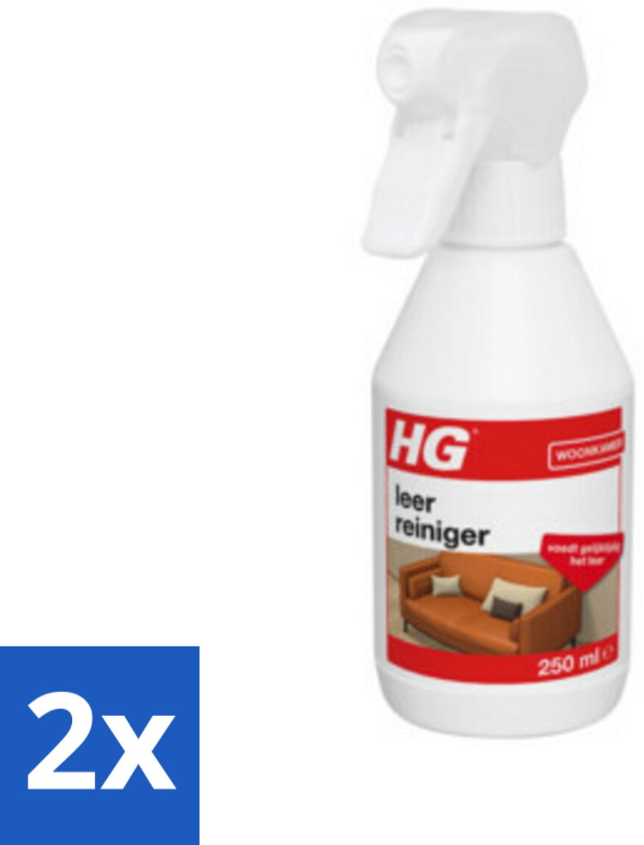 HG Leerreiniger 300 ml - Voordeelverpakking - 2 stuks
