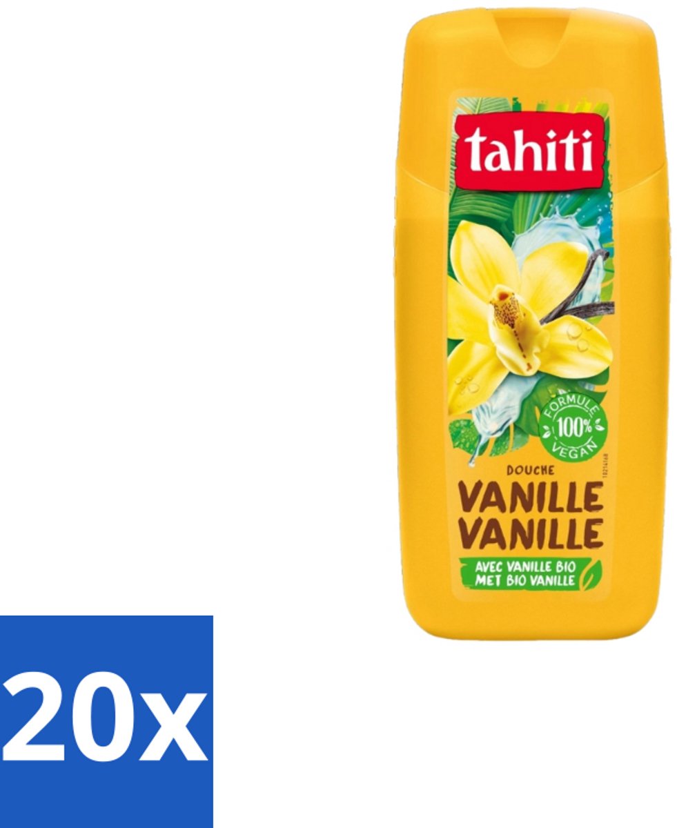 Tahiti – Douchegel – Vanille - 300 ml - Bulkverpakking - 20 stuks