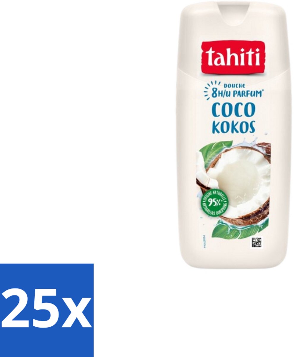 Tahiti – Douchegel – Kokos - 315 ml - Bulkverpakking - 25 stuks