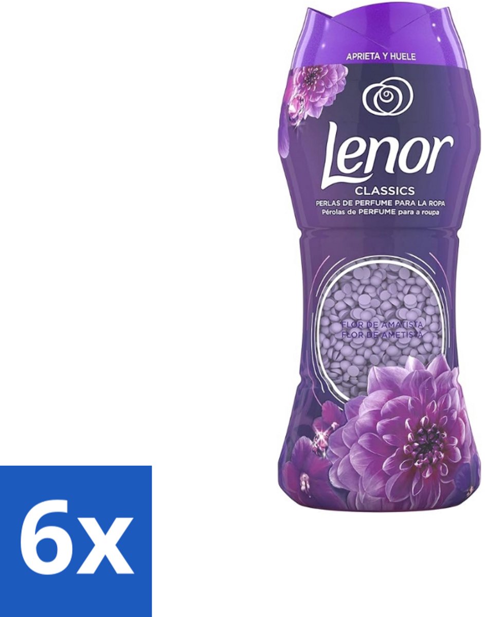 Lenor Unstoppables – Geurbooster – Amethyst – 210 g - Voordeelverpakking - 6 stuks