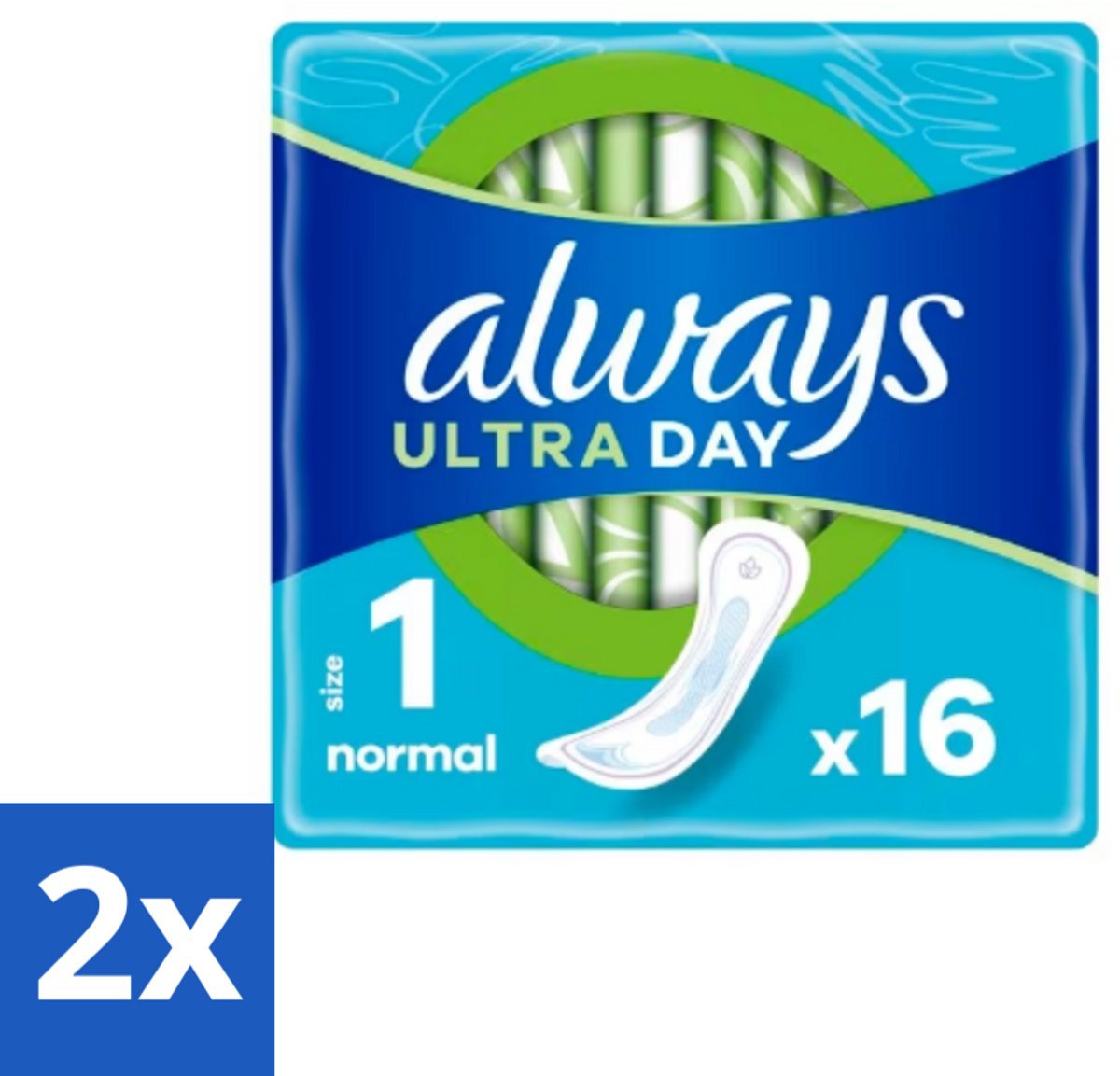 Always – Maandverband – Ultra Normal – 16 Maandverbanden - Voordeelverpakking - 2 stuks