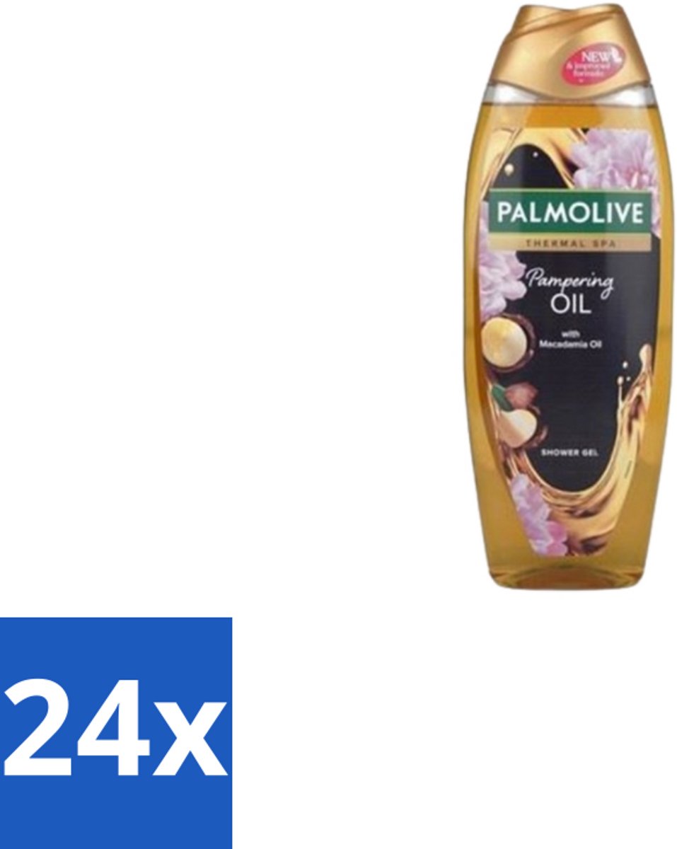 Palmolive – Douchegel – Thermal Pampering Oil – 650 ml - Voordeelverpakking - 24 stuks