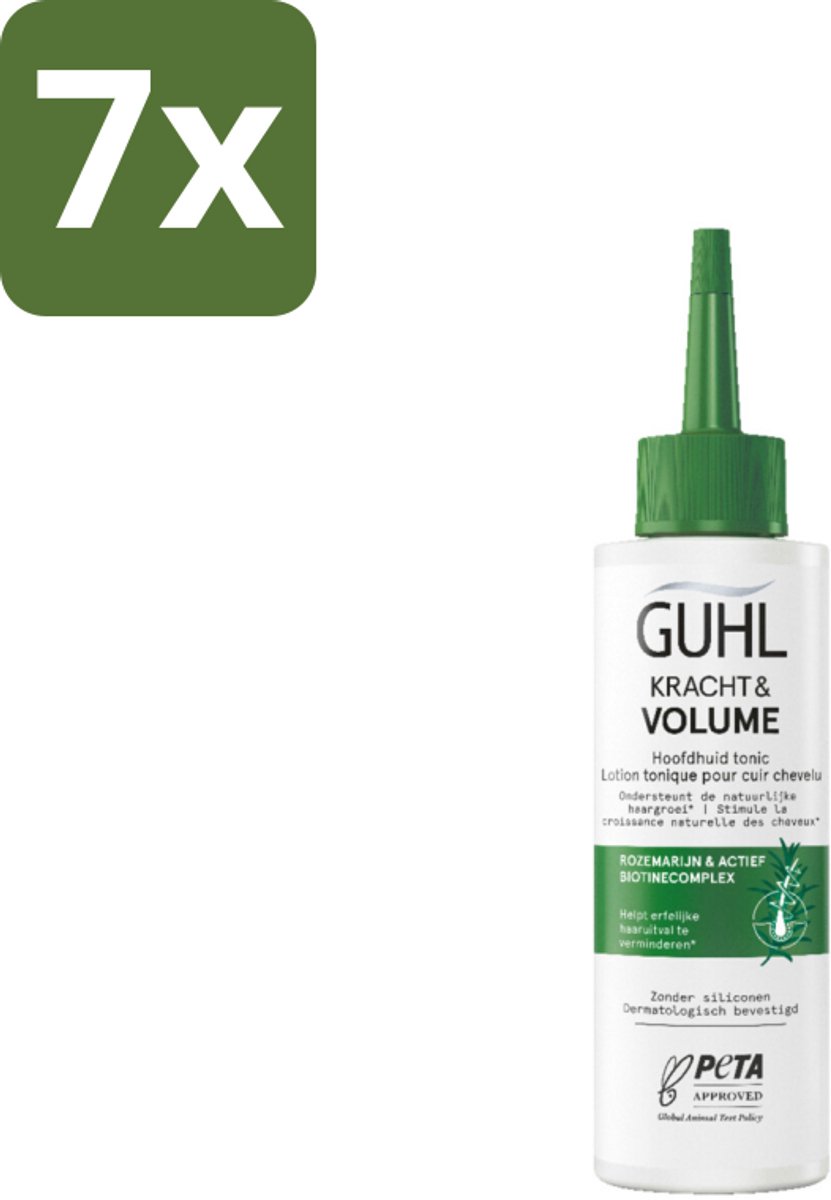 Guhl – Scalp Tonic – Kracht & Volume – 125 ml - Bulkverpakking - 7 stuks
