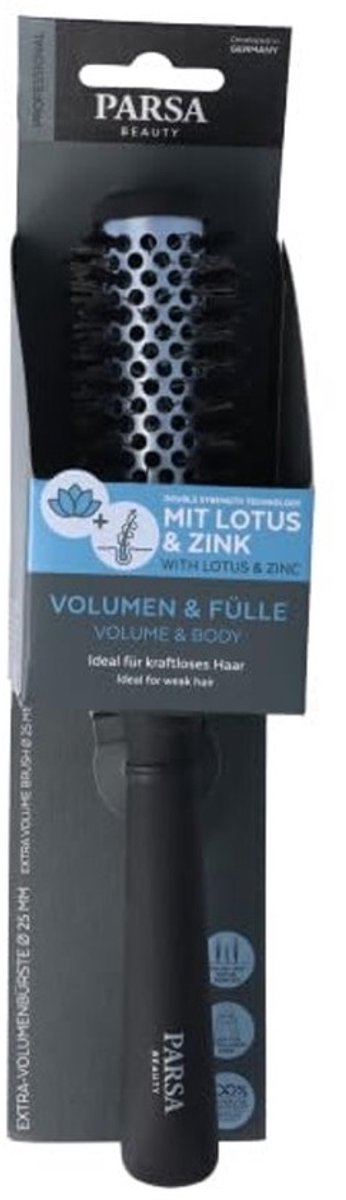 Professionele Ronde Haarborstel met Volume van 25 mm - Voor Verzorging, Extra Volume en Krullend Haar