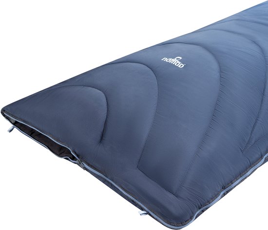 NOMAD® Bronco Slaapzak - 205x80cm Donkerstaal - Lichtgewicht & Kwalitatief - Slaapzak - Incl Hoes - Zachte voering - Koordtunnel van NOMAD — afbeelding 2