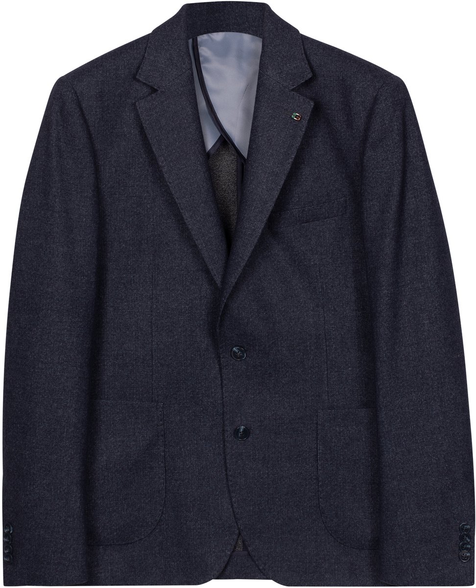 Giordano – Pietro - Heren - Blazer - Modern fit - Colbert - Navy – 622632-60