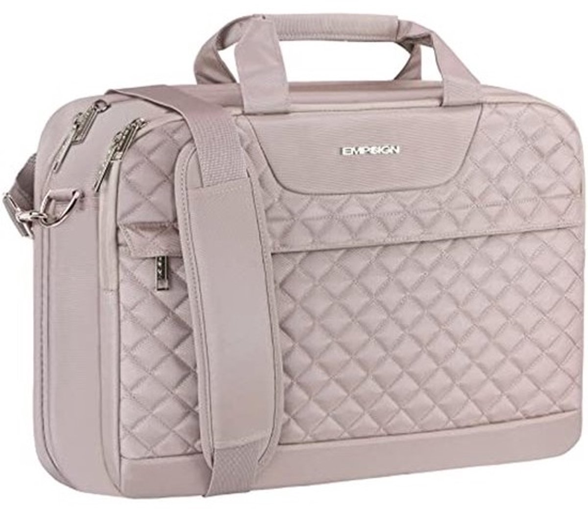 Ruime 17 Inch Laptop Aktetas voor Dames en Heren - Ideaal voor Kantoor en Reizen - Waterafstotend met RFID-vakken