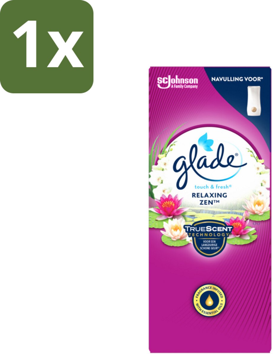 Glade – Touch & Fresh Navulling – Relaxing Zen – 10 ml - 1 stuk
