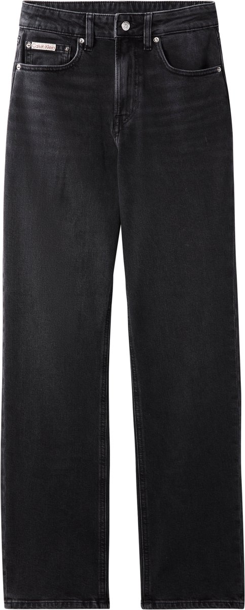 Calvin Klein Jeans High Rise Straight Midnight Blac