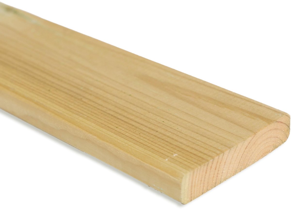 Solidchoice - Constructiehout Geïmpregneerd Vuren 20 x 90 mm - 160 cm