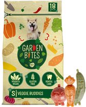 duvoplus Garden Bites - Veggie Buddies Hondensnacks - Hondensnoepjes - Vegetarisch & Glutenvrij - Small 18st