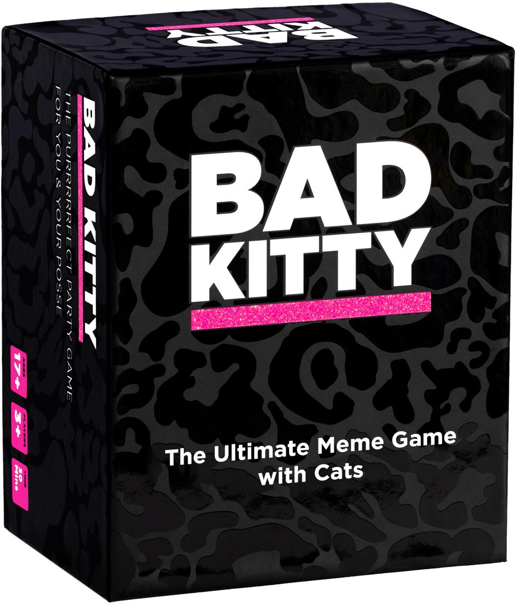 BAD KITTY Party Game - The PURRRRRFECT Adult Card Game for You, Your Posse & Other Cool Cats! - ShopVlot