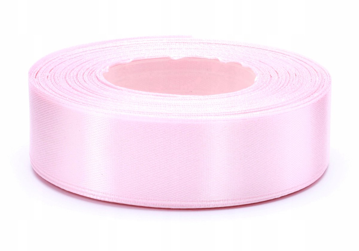 Roze Satijnen Lint Decoratief 12 mm - 32 Meter Rol
