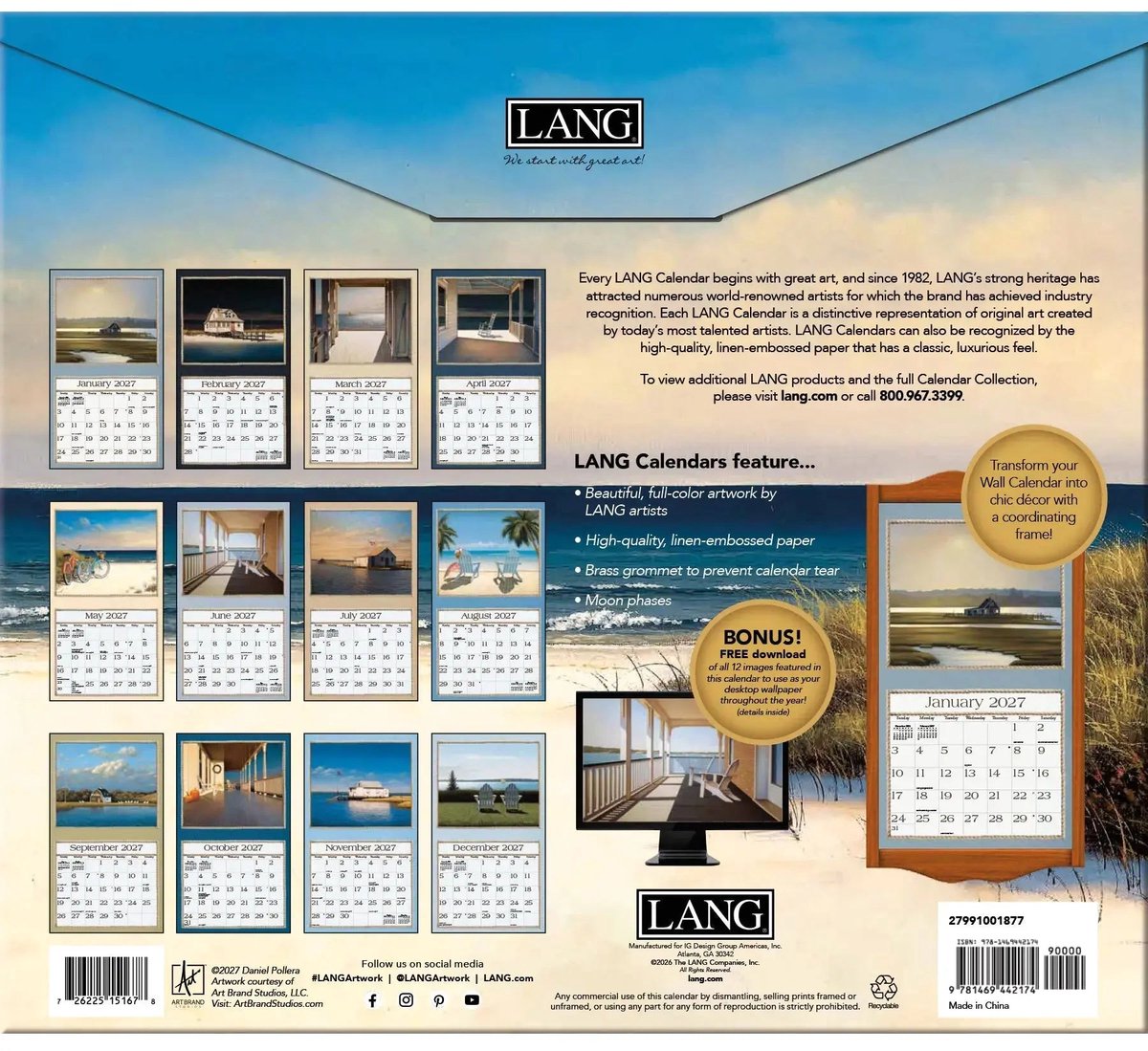 Seaside Kalender 2027