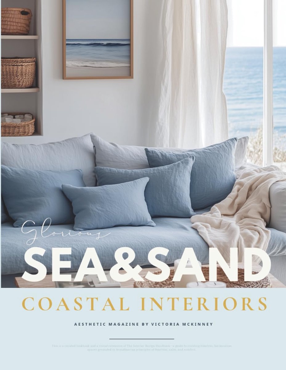 Sea & Sand Coastal House Interior Design Book: Relaxed Blue & White Beach Home Ideas, Ocean House Decor Inspiration - ShopVlot