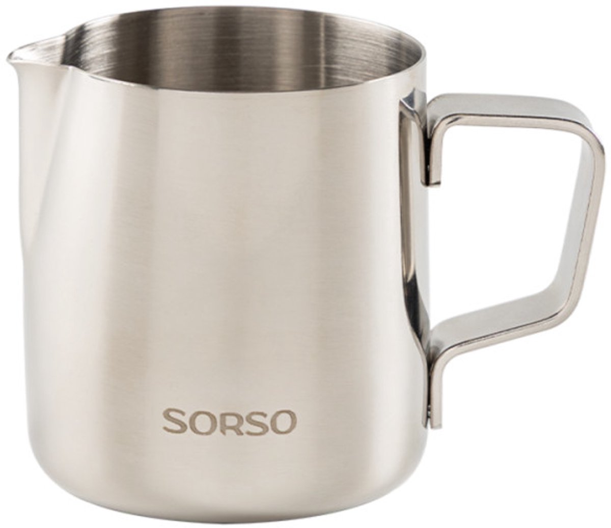 SORSO Barista melkkannetje, roestvrij staal, 600 ml – Zilver
