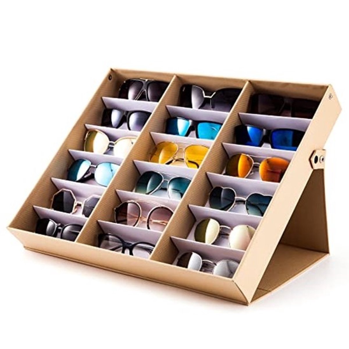 Bril Organizer met 6 Slots - Eyewear Display Tray