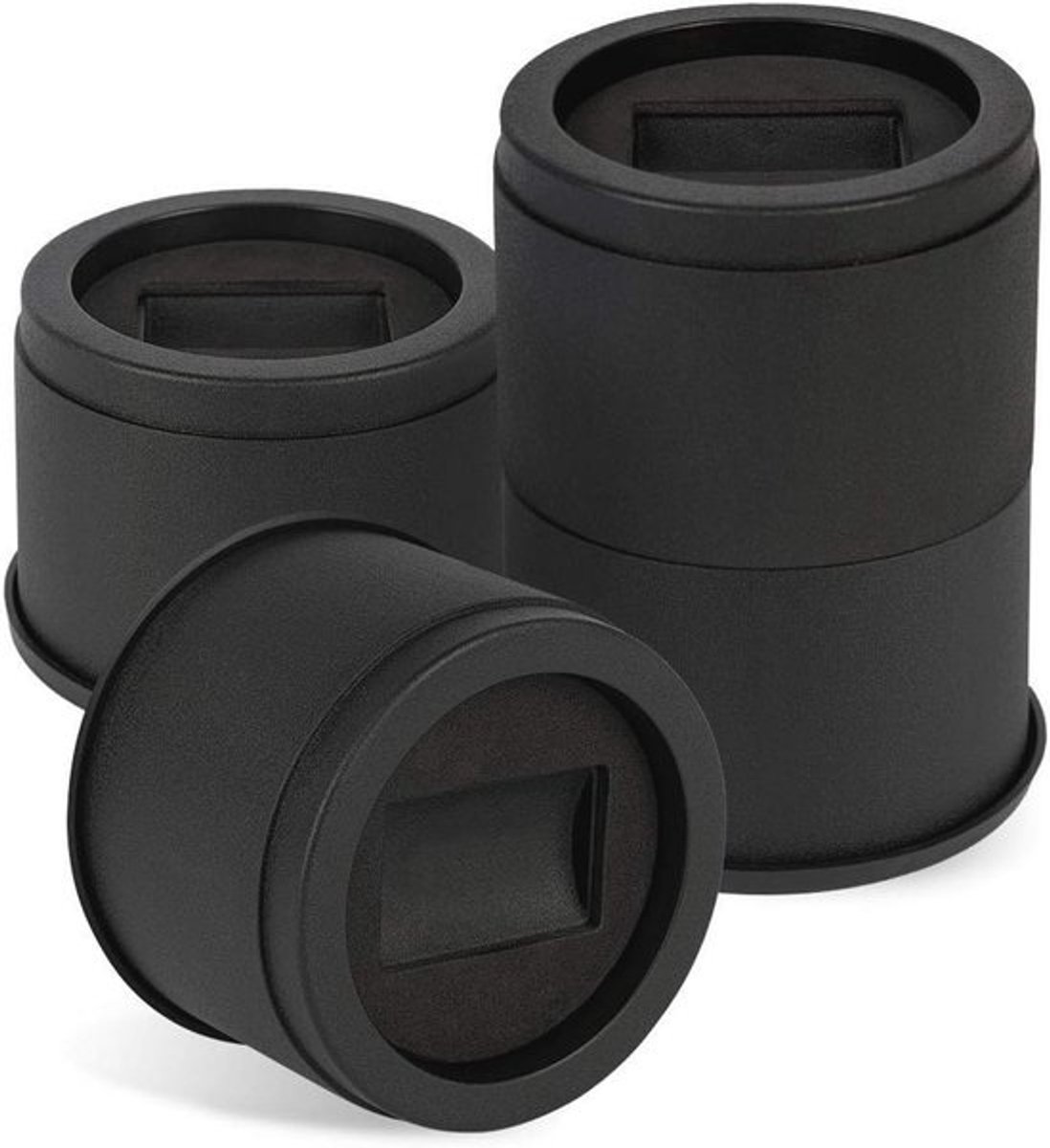 Set van 4 verstelbare meubelverhogers voor bedden - Zware bedliften met 2 hoogtes (8,0 cm of 15,5 cm)