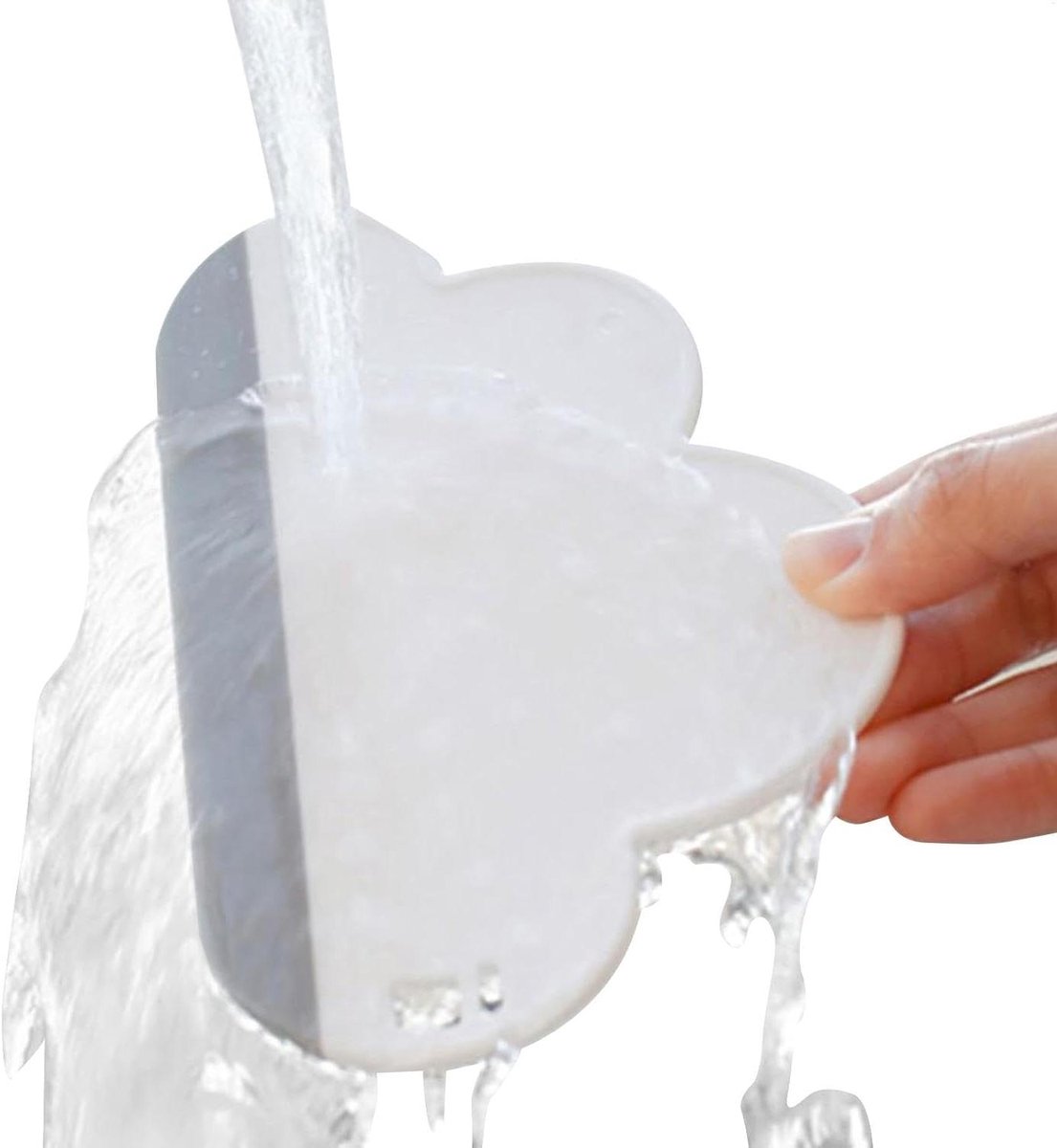 Douchewisser - Glasreiniger - Spiegels Schoonmaken - Flexibel PP+ Materiaal - 17 cm - Wit