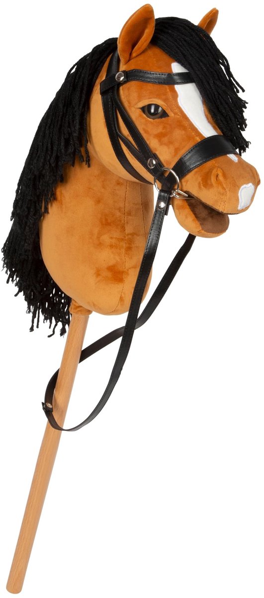 Elzusha - Hobby Paard voor Kinderen met Afneembare Stok en Manen