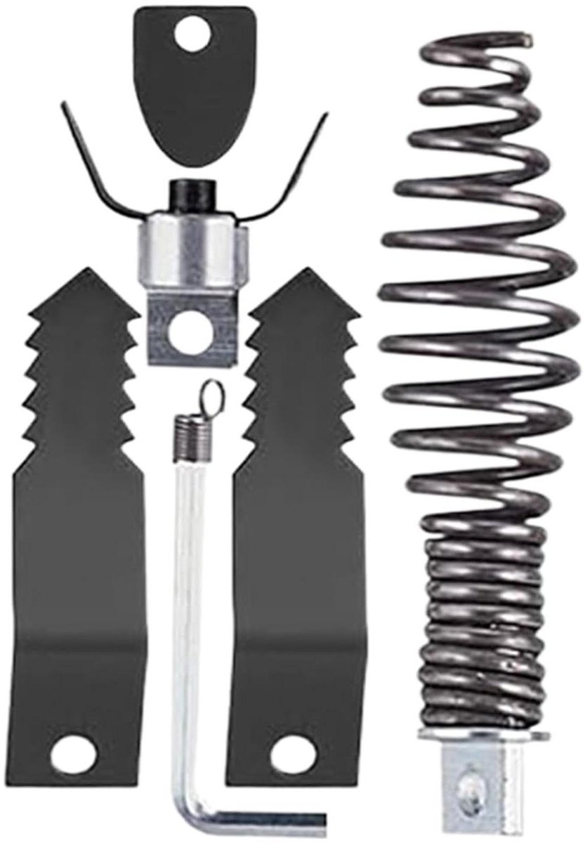 Booraccessoire Afvoer - Ontstopper Opzetstuk - Leidingen Reinigen - Met Inbegrepen Sleutel - 17cm Snijdiameter - Metaal