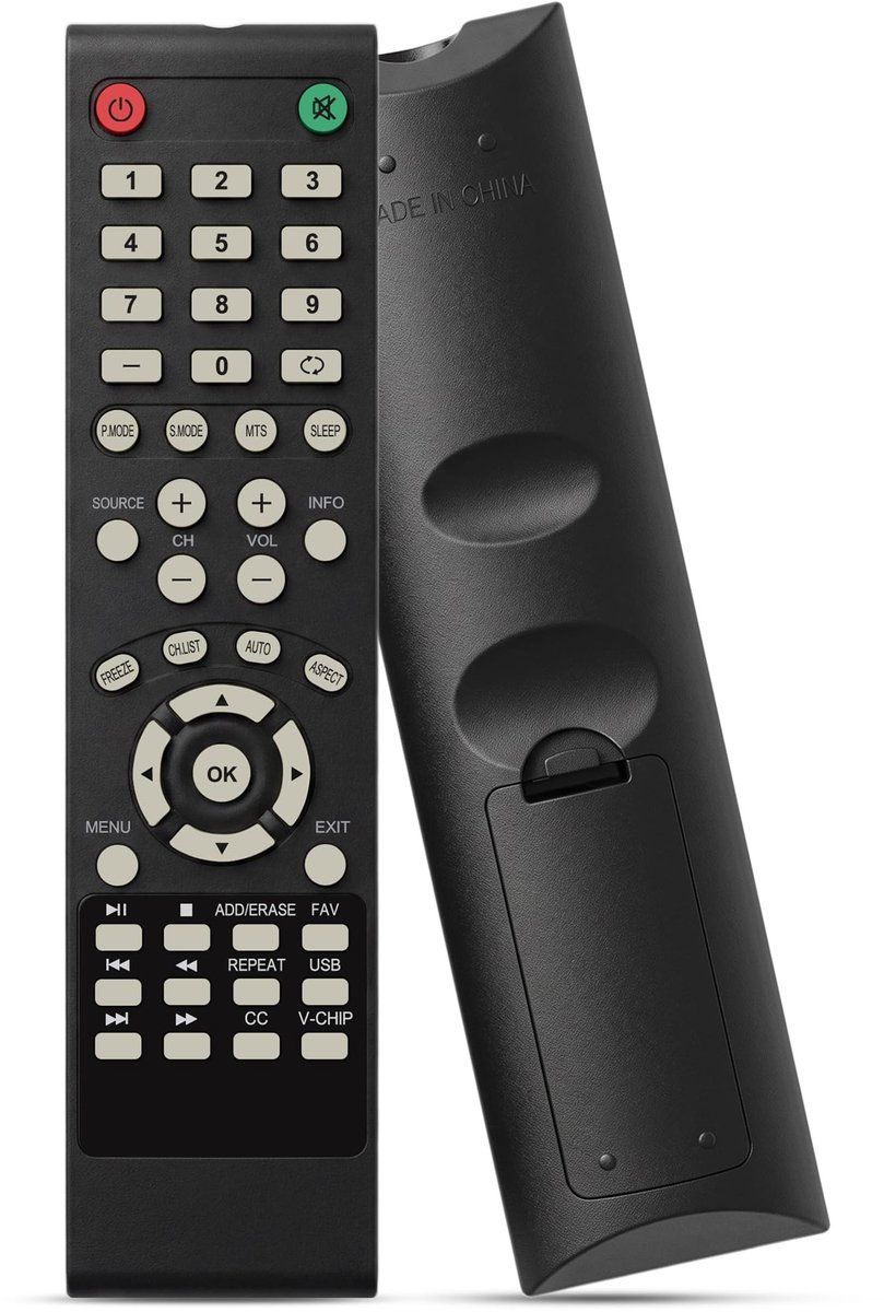 Elzusha - Universele Afstandsbediening voor LED/LCD TV - Zwart