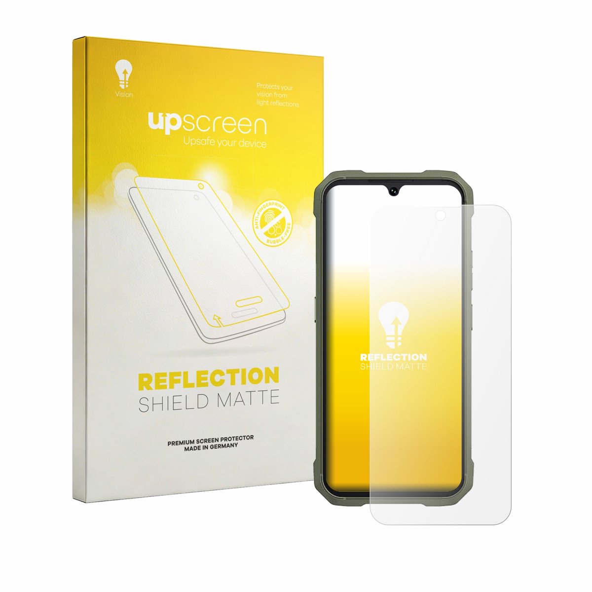 upscreen - Screenprotector voor Cubot King Kong Dura - Folie Beschermfolie anti glare matte