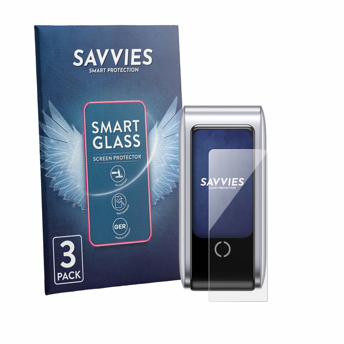 3 Stuks Savvies Screenprotector - geschikt voor UGREEN Nexode Pro - beschermfolie glas transparant