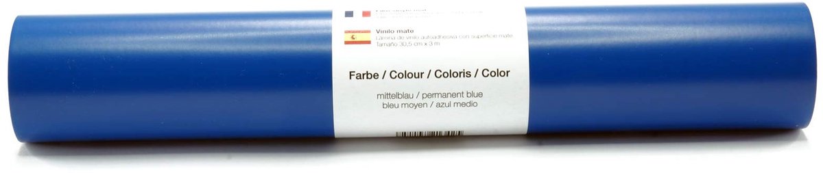 Elzusha - Zelfklevende Vinylfolie 30.5 cm x 3 m Blauw