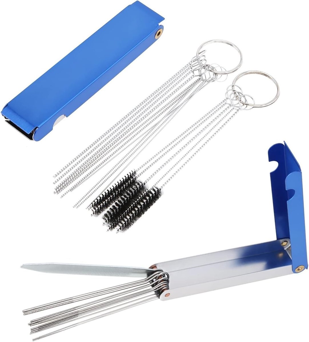 Solidchoice - Carburetor Cleaning Kit met Borstels en Needles (28-delig)