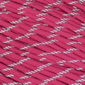 Rol 100 meter - Tracers Roze Paracord 550 - #24