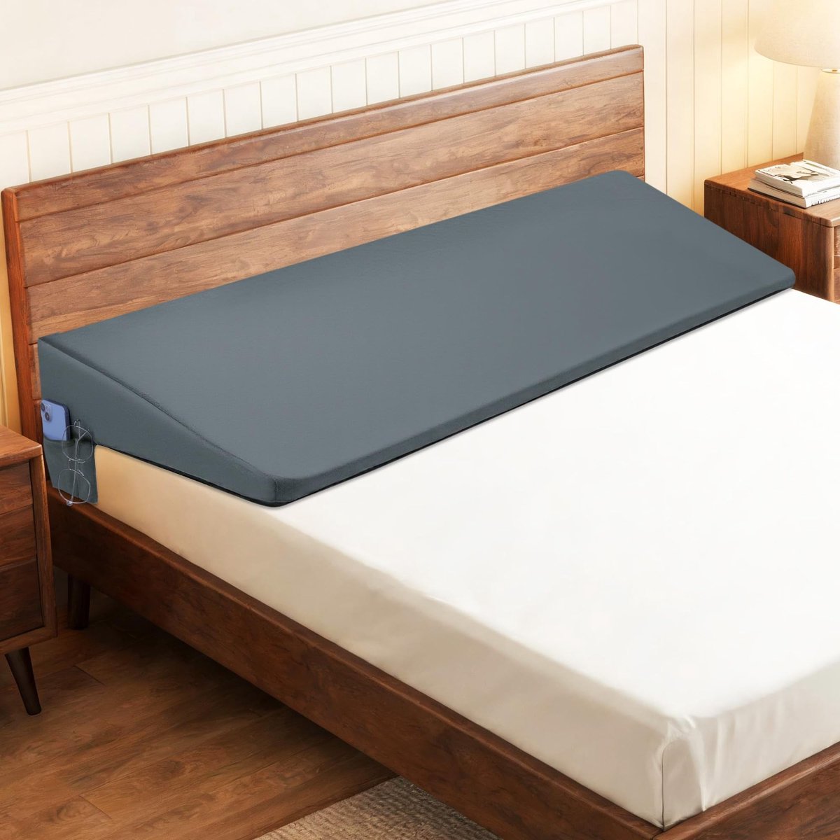 Solidchoice - Antislip Wigkussen met Zijzakken
