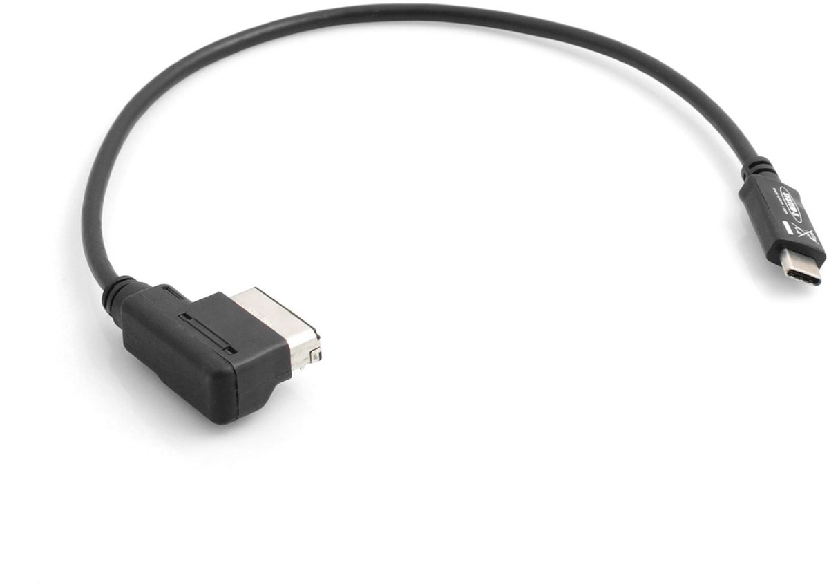 Solidchoice - Auto Media In AUX naar USB Type C Adapter Kabel 30cm